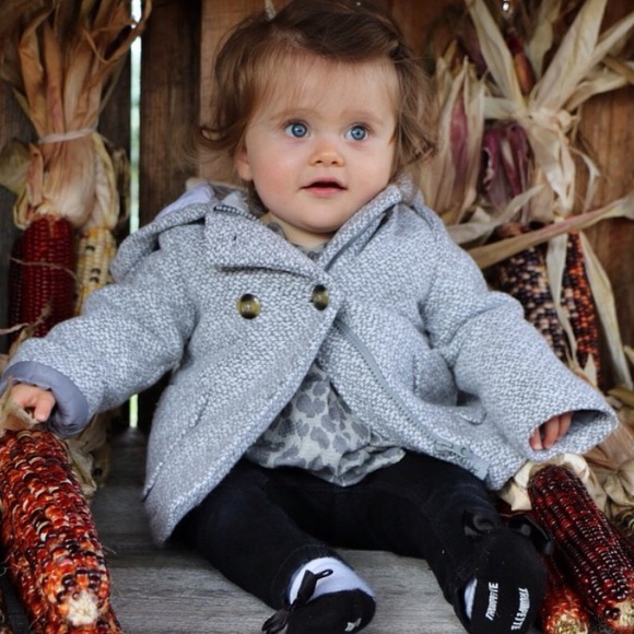 The cutest! Toddler Girl   teddy bear coat 18 mo - Picture 2 of 4